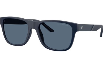 Okulary przeciwsłoneczne Emporio Armani EA4243 624480 Kwadratowe Niebieskie