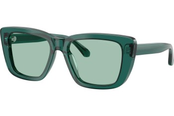 Okulary przeciwsłoneczne Emporio Armani EA4246U 6252/2 Kocie oczy Zielone