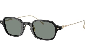 Okulary przeciwsłoneczne Giorgio Armani AR8227T 606011 Prostokątne Czarne