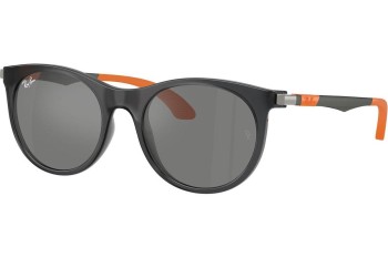 Okulary przeciwsłoneczne Ray-Ban Junior RJ9082S 71856G Okrągłe Szare Okulary przeciwsłoneczne Ray-Ban Junior RJ9082S 71856G Okrągłe Szare
