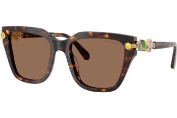Okulary przeciwsłoneczne Swarovski SK6041 100273 Kocie oczy Havana Okulary przeciwsłoneczne Swarovski SK6041 100273 Kocie oczy Havana