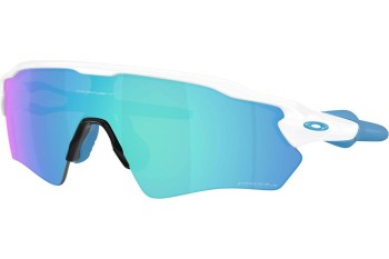 Okulary przeciwsłoneczne Oakley Radar Ev S Path OO9510 951001 PRIZM Sapphire Pojedyncze | Shield Białe Okulary przeciwsłoneczne Oakley Radar Ev S Path OO9510 951001 PRIZM Sapphire Pojedyncze | Shield Białe