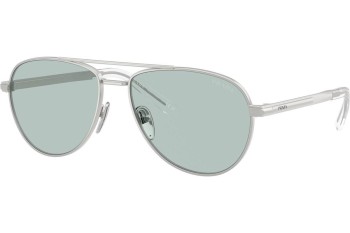 Okulary przeciwsłoneczne Prada PRA54S 27540N Pilotki (Aviator) Srebrne
