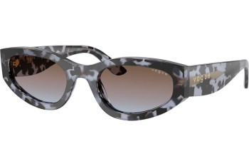 Okulary przeciwsłoneczne Vogue Eyewear VO5585S 314748 Owalne Czarne
