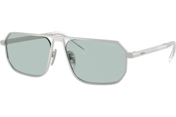 Okulary przeciwsłoneczne Prada PRA53S 27540N Kwadratowe Srebrne