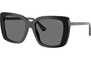Okulary przeciwsłoneczne Burberry BE4456 416581 Polarized Kocie oczy Czarne Okulary przeciwsłoneczne Burberry BE4456 416581 Polarized Kocie oczy Czarne