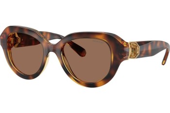 Okulary przeciwsłoneczne Swarovski SK6037 100273 Okrągłe Havana