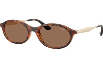 Okulary przeciwsłoneczne Vogue Eyewear VO5625S W65673 Owalne Havana Okulary przeciwsłoneczne Vogue Eyewear VO5625S W65673 Owalne Havana