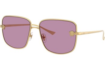 Okulary przeciwsłoneczne Versace VE2282 1002AK Kwadratowe Złote