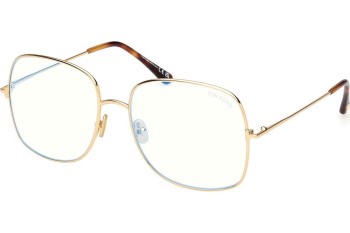 Okulary korekcyjne Tom Ford FT6048-B 030 Kwadratowe Złote