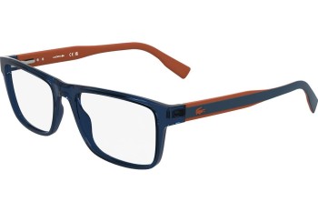 Okulary korekcyjne Lacoste L2973 410 Kwadratowe Niebieskie Okulary korekcyjne Lacoste L2973 410 Kwadratowe Niebieskie
