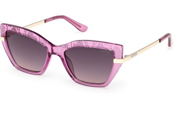 Okulary przeciwsłoneczne Guess GU00216 81B Kocie oczy Fioletowe