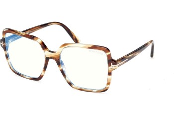 Okulary korekcyjne Tom Ford FT6063-B 055 Kwadratowe Havana