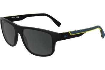 Okulary przeciwsłoneczne Lacoste L6057S 002 Prostokątne Czarne Okulary przeciwsłoneczne Lacoste L6057S 002 Prostokątne Czarne