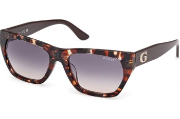 Okulary przeciwsłoneczne Guess GU00203-H 52B Kocie oczy Havana