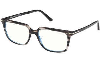 Glasses Tom Ford FT6039-B 056 Prostokątne Szare Glasses Tom Ford FT6039-B 056 Prostokątne Szare