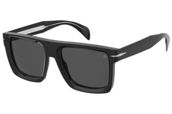 Okulary przeciwsłoneczne David Beckham DB7134/S 807/IR Kwadratowe Czarne Okulary przeciwsłoneczne David Beckham DB7134/S 807/IR Kwadratowe Czarne