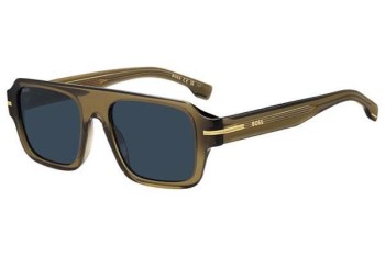 Okulary przeciwsłoneczne BOSS BOSS1595/S 09Q/KU Prostokątne Brązowe Okulary przeciwsłoneczne BOSS BOSS1595/S 09Q/KU Prostokątne Brązowe