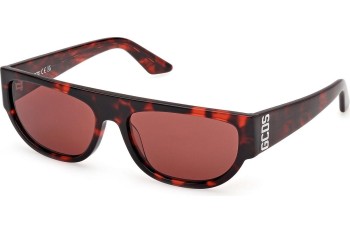Okulary przeciwsłoneczne GCDS GD0062 54S Kocie oczy Havana Okulary przeciwsłoneczne GCDS GD0062 54S Kocie oczy Havana