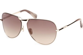 Okulary przeciwsłoneczne Max Mara Miller 2 MM0134 32F Pilotki (Aviator) Złote Okulary przeciwsłoneczne Max Mara Miller 2 MM0134 32F Pilotki (Aviator) Złote