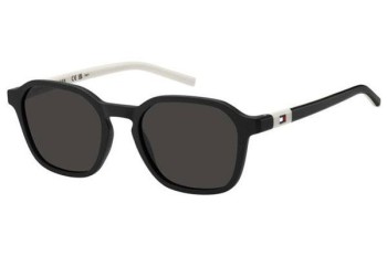 Okulary przeciwsłoneczne Tommy Hilfiger TH2245/S 003/IR Kwadratowe Czarne Okulary przeciwsłoneczne Tommy Hilfiger TH2245/S 003/IR Kwadratowe Czarne
