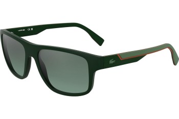 Okulary przeciwsłoneczne Lacoste L6057S 301 Prostokątne Zielone Okulary przeciwsłoneczne Lacoste L6057S 301 Prostokątne Zielone