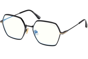 Okulary korekcyjne Tom Ford FT6050-B 001 Kwadratowe Czarne
