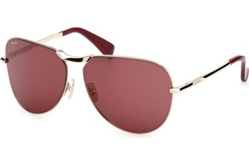 Okulary przeciwsłoneczne Max Mara Miller 2 MM0134 32S Pilotki (Aviator) Złote Okulary przeciwsłoneczne Max Mara Miller 2 MM0134 32S Pilotki (Aviator) Złote