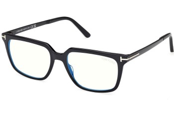 Okulary korekcyjne Tom Ford FT6039-B 001 Prostokątne Czarne