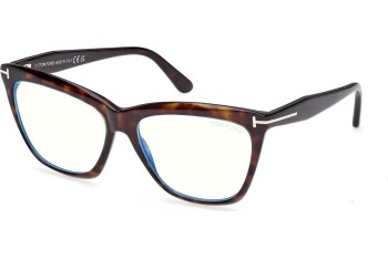 Okulary korekcyjne Tom Ford FT6064-B 052 Kocie oczy Havana