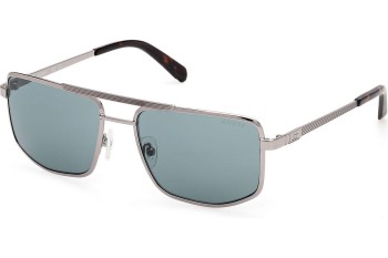 Okulary przeciwsłoneczne Guess GU00208 08V Kwadratowe Szare Okulary przeciwsłoneczne Guess GU00208 08V Kwadratowe Szare
