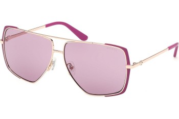 Okulary przeciwsłoneczne Guess GU00220 82Y Kocie oczy Fioletowe