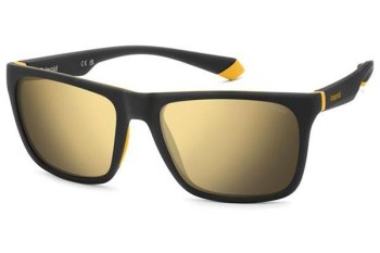 Okulary przeciwsłoneczne Polaroid PLD2141/S PGC/LM Polarized Kwadratowe Czarne