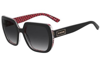 Okulary przeciwsłoneczne Love Moschino MOL082/S UYY/9O Kocie oczy Czarne Okulary przeciwsłoneczne Love Moschino MOL082/S UYY/9O Kocie oczy Czarne
