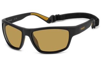 Okulary przeciwsłoneczne Polaroid PLD7037/S PGC/MU Prostokątne Czarne Okulary przeciwsłoneczne Polaroid PLD7037/S PGC/MU Prostokątne Czarne