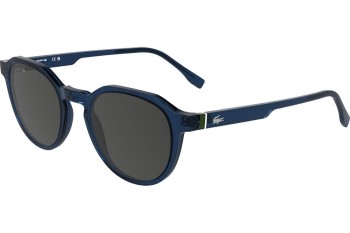 Okulary przeciwsłoneczne Lacoste L6052S 410 Okrągłe Niebieskie Okulary przeciwsłoneczne Lacoste L6052S 410 Okrągłe Niebieskie