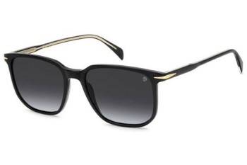 Okulary przeciwsłoneczne David Beckham DB1141/S 807/WJ Polarized Prostokątne Czarne