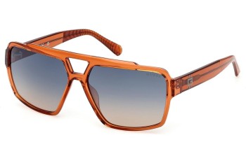 Okulary przeciwsłoneczne Guess GU00223 42X Prostokątne Pomarańczowe