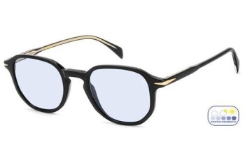 Okulary przeciwsłoneczne David Beckham DB1140/S 807/QZ Prostokątne Czarne Okulary przeciwsłoneczne David Beckham DB1140/S 807/QZ Prostokątne Czarne