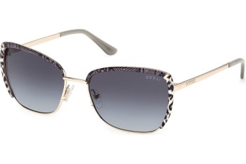 Okulary przeciwsłoneczne Guess GU00218 32B Kocie oczy Złote