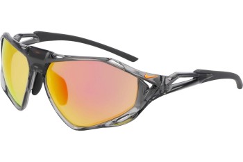 Okulary przeciwsłoneczne Nike IF1113X 084 Prostokątne Szare Okulary przeciwsłoneczne Nike IF1113X 084 Prostokątne Szare