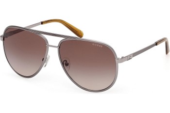 Okulary przeciwsłoneczne Guess GU00209 09F Pilotki (Aviator) Srebrne