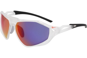 Okulary przeciwsłoneczne Nike IF1113X 900 Prostokątne Białe Okulary przeciwsłoneczne Nike IF1113X 900 Prostokątne Białe