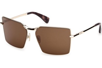 Okulary przeciwsłoneczne Max Mara Miller 3 MM0135 32E Kwadratowe Złote Okulary przeciwsłoneczne Max Mara Miller 3 MM0135 32E Kwadratowe Złote