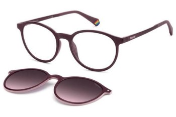 Okulary korekcyjne Polaroid PLD6137/CS 0T7/XW Okrągłe Fioletowe Okulary korekcyjne Polaroid PLD6137/CS 0T7/XW Okrągłe Fioletowe