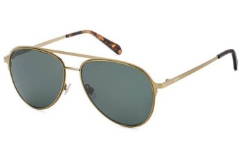 Okulary przeciwsłoneczne Fossil FOS2160/G/S 577/QT Pilotki (Aviator) Złote Okulary przeciwsłoneczne Fossil FOS2160/G/S 577/QT Pilotki (Aviator) Złote