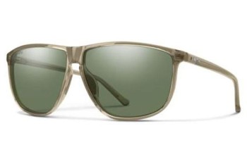 Okulary przeciwsłoneczne Smith MONOLAKE 63M/L7 Polarized Owalne Zielone