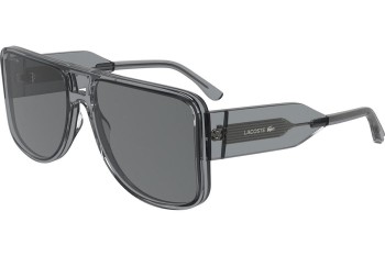 Okulary przeciwsłoneczne Lacoste L6056S 035 Pilotki (Aviator) Srebrne Okulary przeciwsłoneczne Lacoste L6056S 035 Pilotki (Aviator) Srebrne