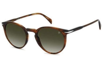 Okulary przeciwsłoneczne David Beckham DB1139/S EX4/9K Okrągłe Havana Okulary przeciwsłoneczne David Beckham DB1139/S EX4/9K Okrągłe Havana