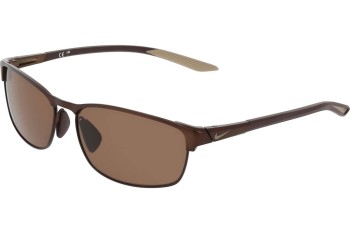 Okulary przeciwsłoneczne Nike Modern Metal DZ7364 200 Prostokątne Brązowe Okulary przeciwsłoneczne Nike Modern Metal DZ7364 200 Prostokątne Brązowe